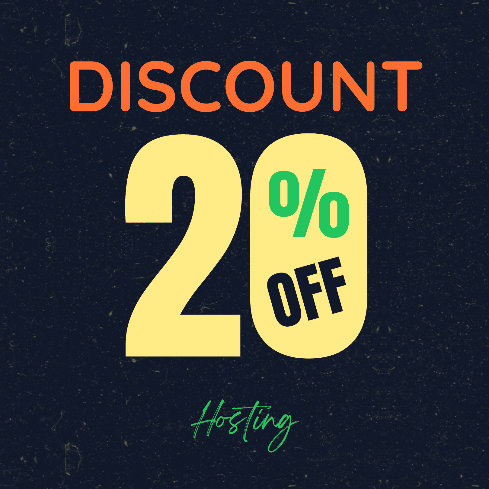 Hosting 20% Discount