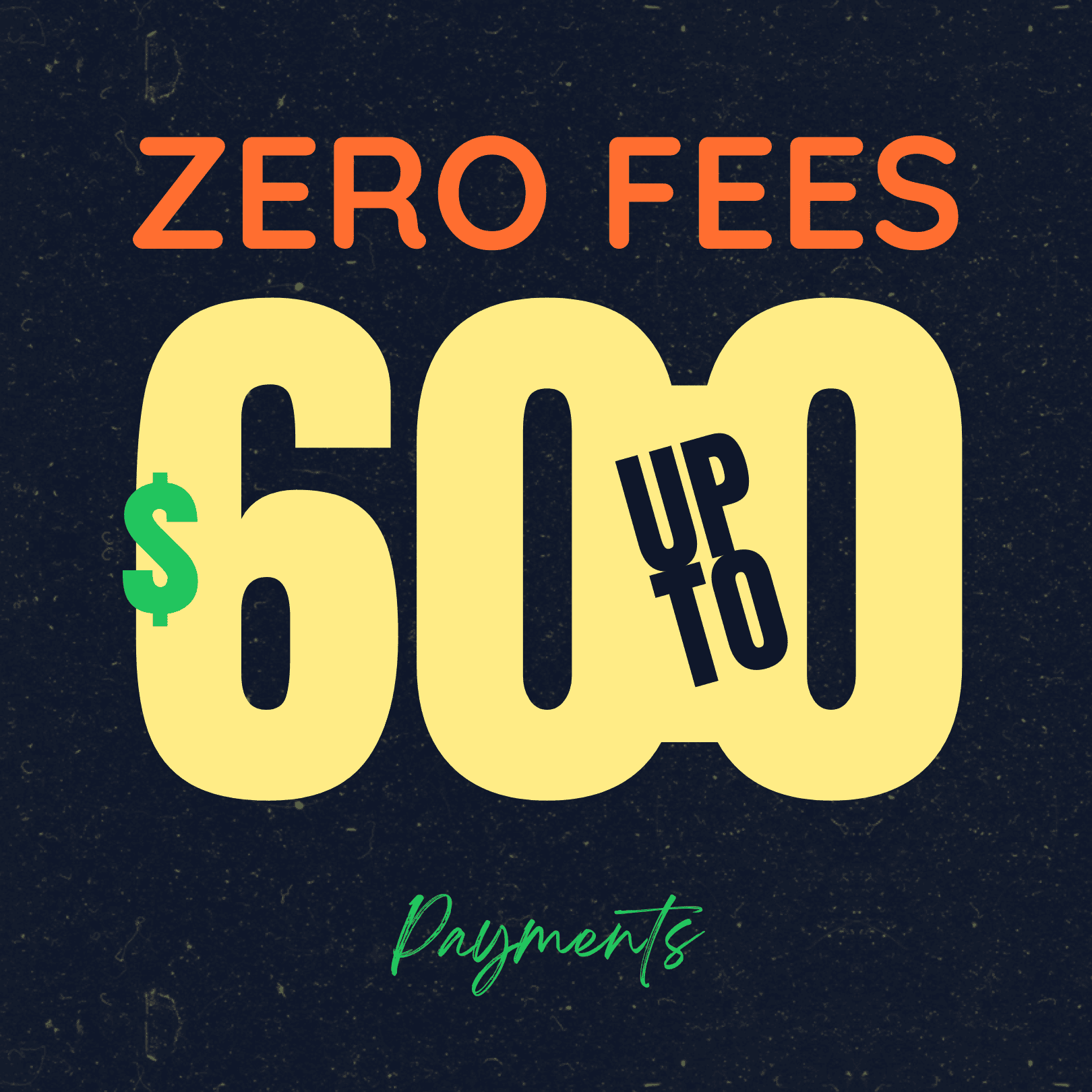 Payments Zero Fees